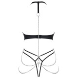 Schwarzer Ketten-Body DDLitai001 von Demoniq Dark Desire Collection | Fesselliebe.de