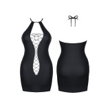 Schwarzes Minikleid DDFojbe001 von Demoniq Dark Desire Collection | Fesselliebe.de