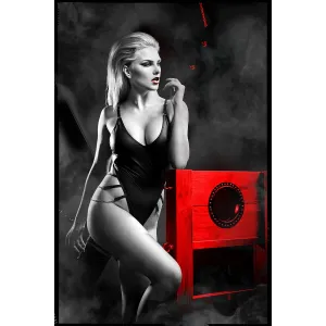 Schwarzer Ketten-Body DDKery001 von Demoniq Dark Desire Collection | Fesselliebe.de