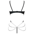Schwarzer Ketten-Body DDKery001 von Demoniq Dark Desire Collection