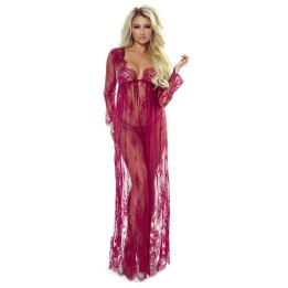 Langes weinrotes Kleid So Elegant von Provocative | Fesselliebe.de