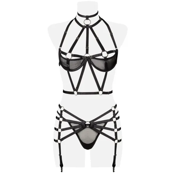 3-teiliges Harness Set 15232 von Grey Velvet | Fesselliebe.de
