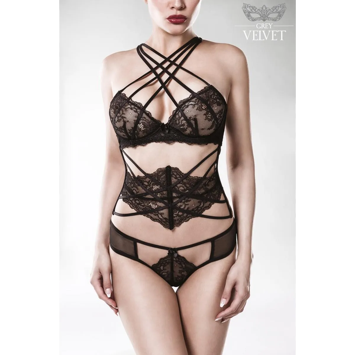 3-teiliges Lingerie-Set 15118 von Grey Velvet | Fesselliebe.de
