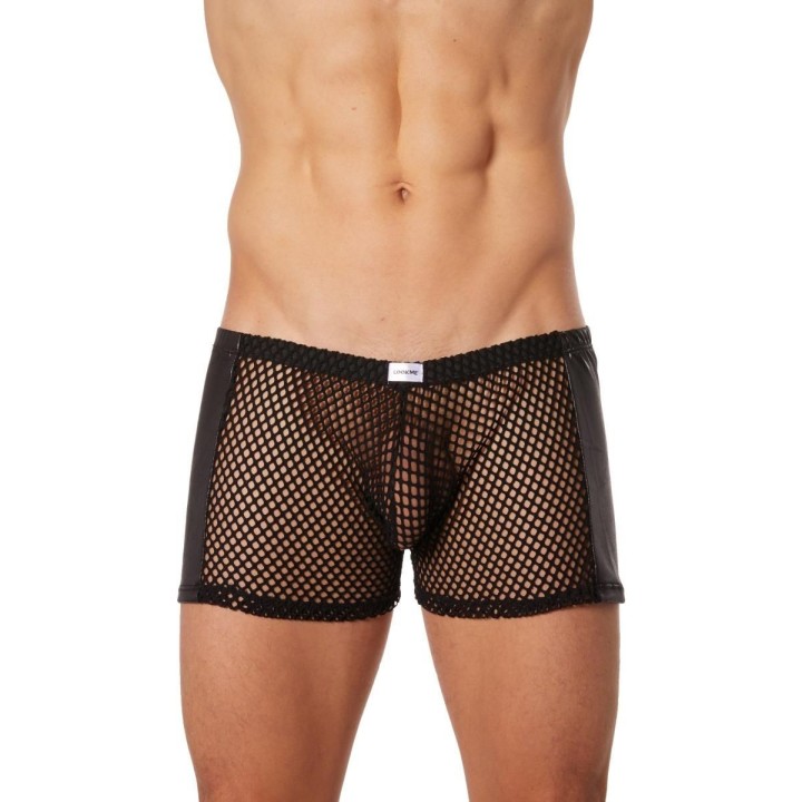 Schwarze Herren Boxer Short 911-67 von Look Me | Fesselliebe.de