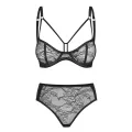 Set aus Balconette Bügel-BH und Panty 080918 von Petite Noir