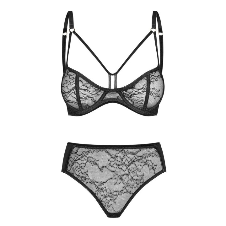Set aus Balconette Bügel-BH und Panty 080918 von Petite Noir | Fesselliebe.de