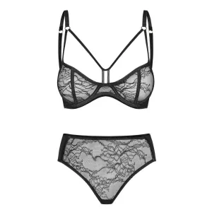 Set aus Balconette Bügel-BH und Panty 080918 von Petite Noir | Fesselliebe.de