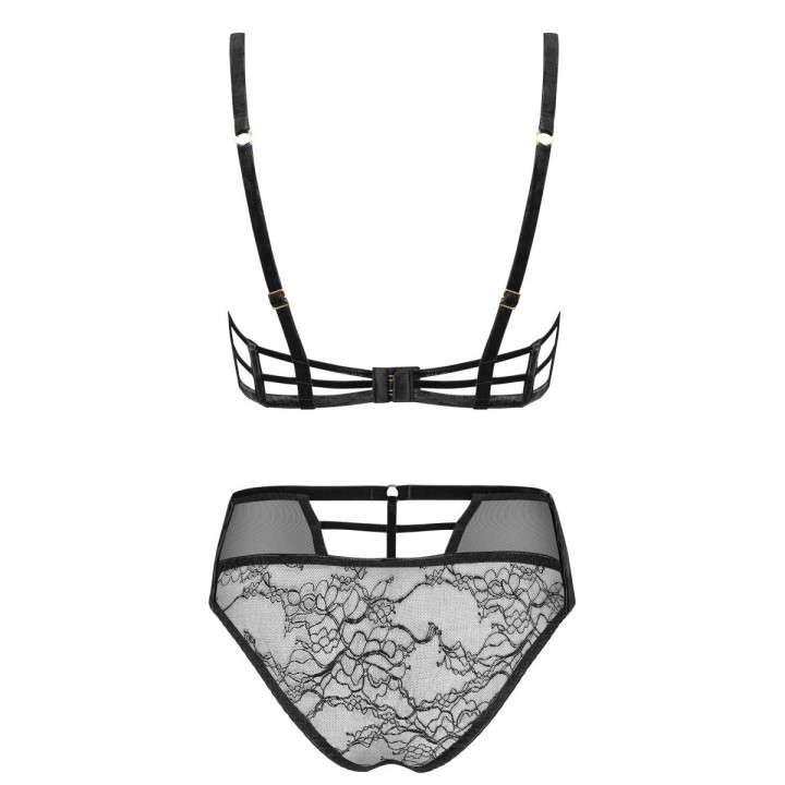 Set aus Balconette Bügel-BH und Panty 080918 von Petite Noir | Fesselliebe.de