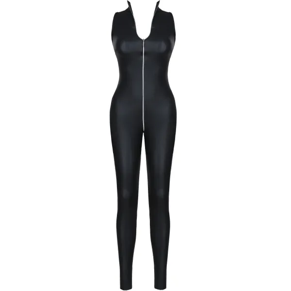 Schwarzer Overall DDAnanke001 von Demoniq Dark Desire Collection | Fesselliebe.de