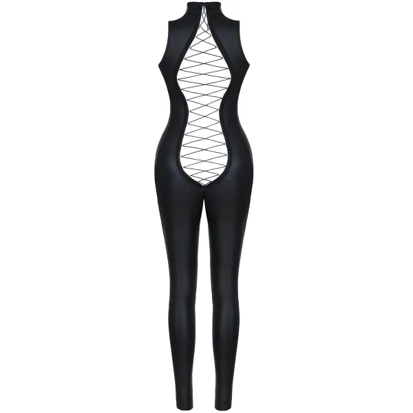 Schwarzer Overall DDAnanke001 von Demoniq Dark Desire Collection | Fesselliebe.de