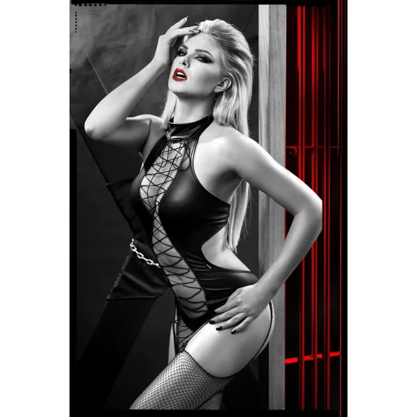 Schwarze Corsage DDHekate001 von Demoniq Dark Desire Collection | Fesselliebe.de