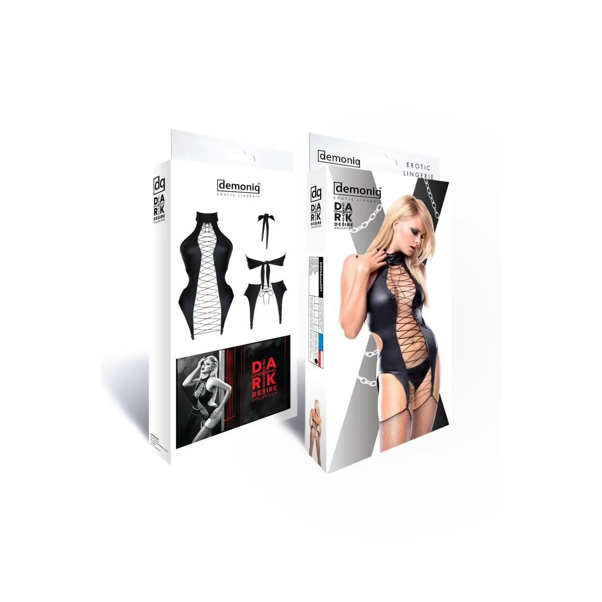 Schwarze Corsage DDHekate001 von Demoniq Dark Desire Collection | Fesselliebe.de