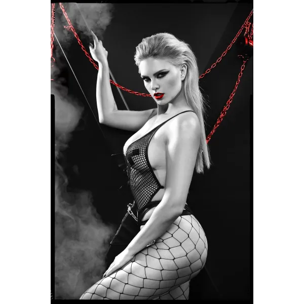 Schwarzer Body DDTetyda001 von Demoniq Dark Desire Collection | Fesselliebe.de