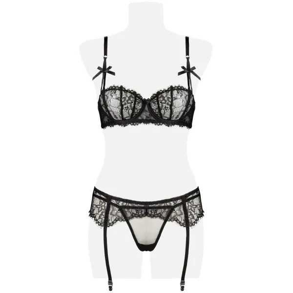 3-teiliges Straps-BH-Set 15121 von Grey Velvet | Fesselliebe.de