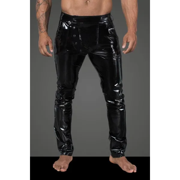 Lange Hose aus eLastischem PVC H060 von Noir Handmade Rebellious Collection | Fesselliebe.de