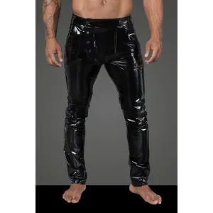 Lange Hose aus eLastischem PVC H060 von Noir Handmade Rebellious Collection | Fesselliebe.de