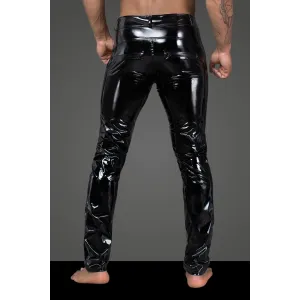 Lange Hose aus eLastischem PVC H060 von Noir Handmade Rebellious Collection