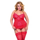 Rotes Korsett 1852 von Softline Plus Size | Fesselliebe.de