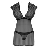 857-BAB-1 Babydoll schwarz von Obsessive | Fesselliebe.de