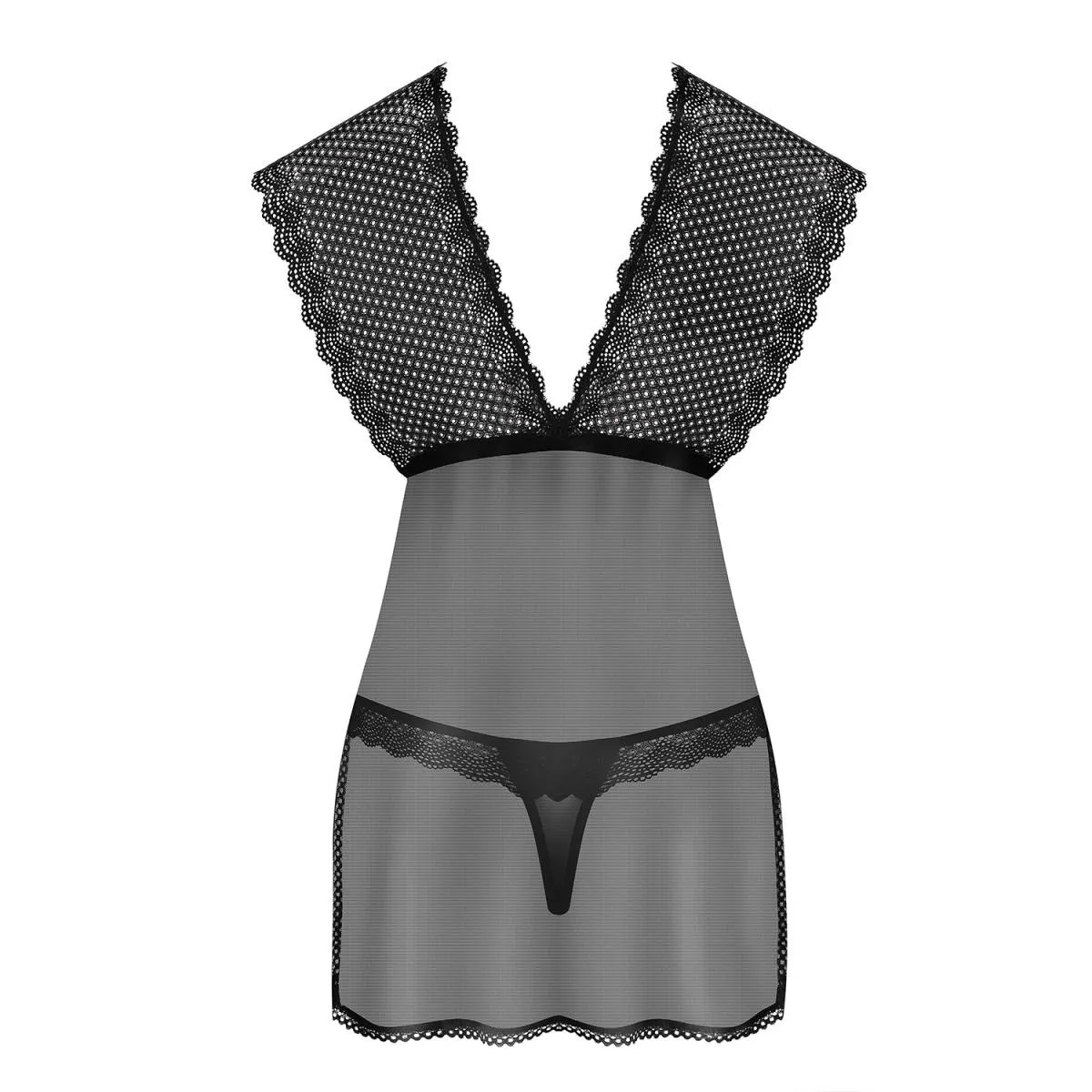 857-BAB-1 Babydoll schwarz von Obsessive | Fesselliebe.de