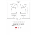 857-BAB-1 Babydoll schwarz von Obsessive