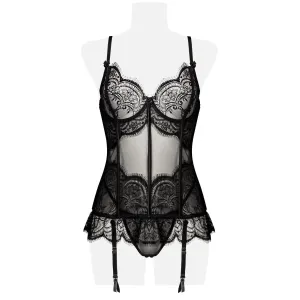 2-teiliges Lingerie-Corsagen-Set 15126 von Grey Velvet