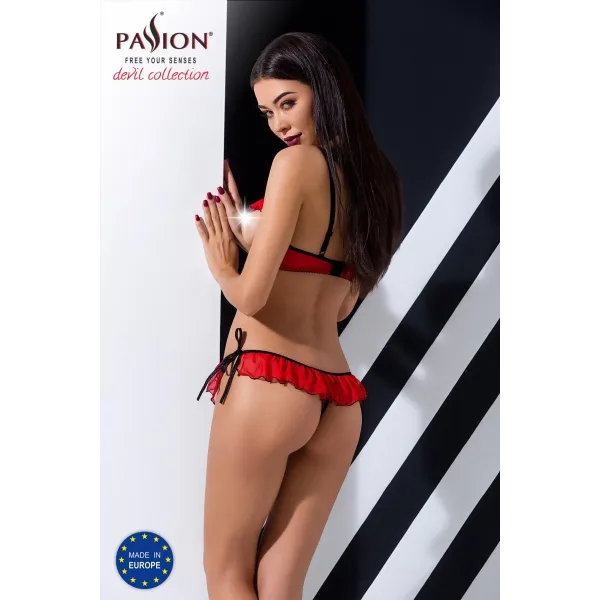 Rotes ouvert Set Cherry von Passion Devil Collection | Fesselliebe.de