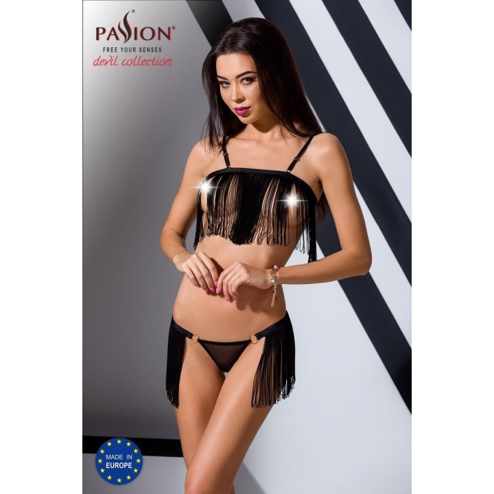Schwarzes Set Kassandra von Passion Devil Collection | Fesselliebe.de