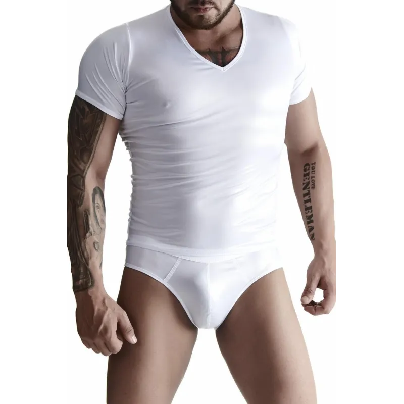 T-Shirt TSH002 weiß von Regnes Fetish Planet | Fesselliebe.de