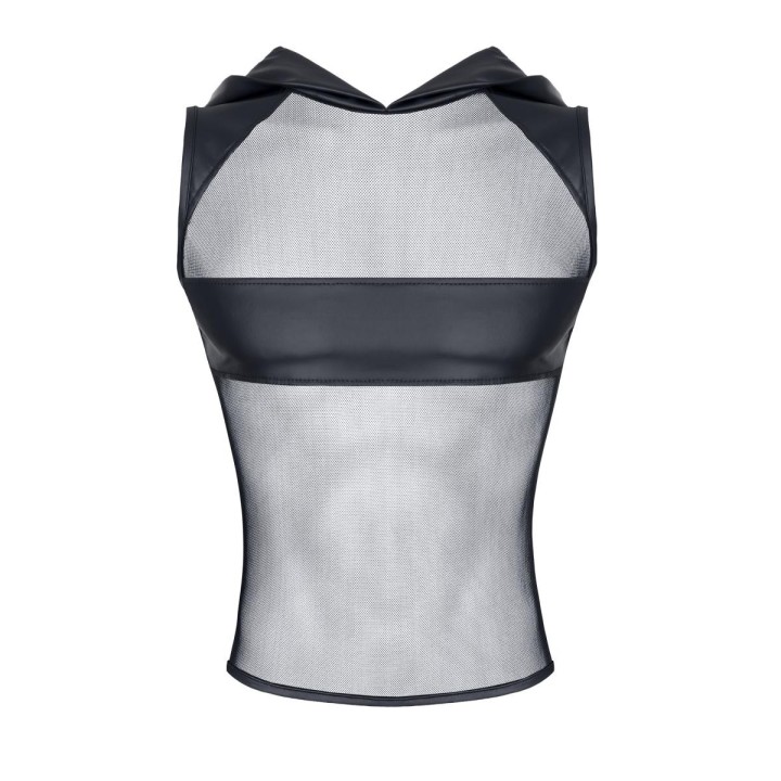 Kapuzen-Shirt TSH005 schwarz von Regnes Fetish Planet | Fesselliebe.de