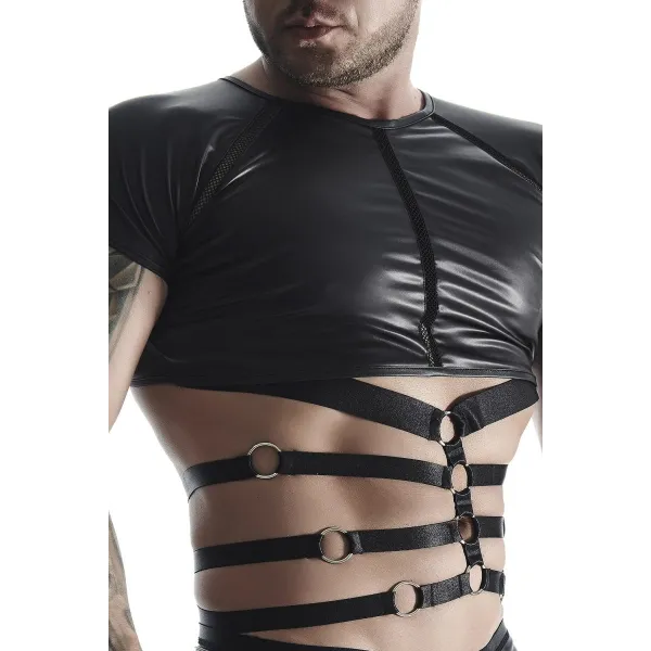 T-Shirt TSH011 schwarz von Regnes Fetish Planet | Fesselliebe.de