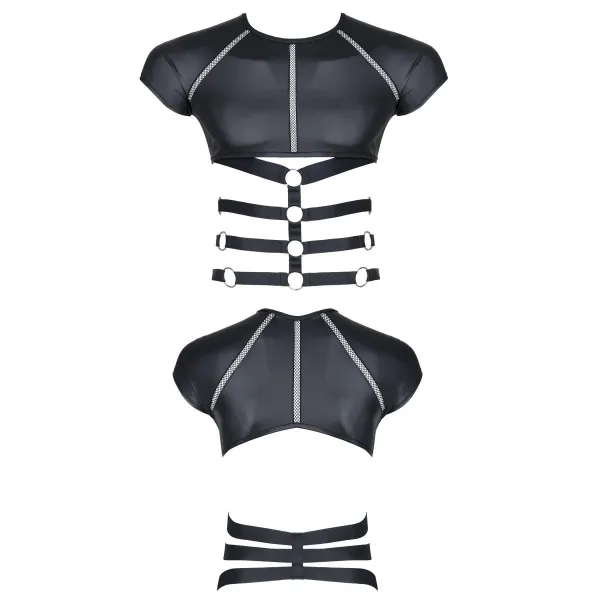 T-Shirt TSH011 schwarz von Regnes Fetish Planet | Fesselliebe.de