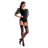 Halterlose Strümpfe ST017 schwarz von Passion | Fesselliebe.de