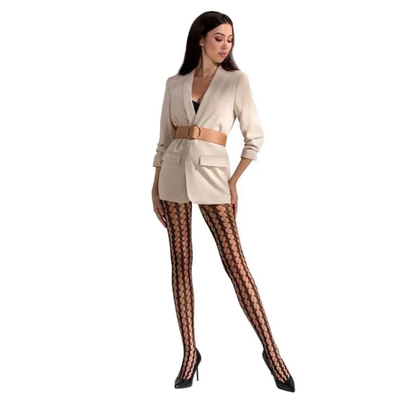 Netz-Strumpfhose TI048 schwarz von Passion | Fesselliebe.de