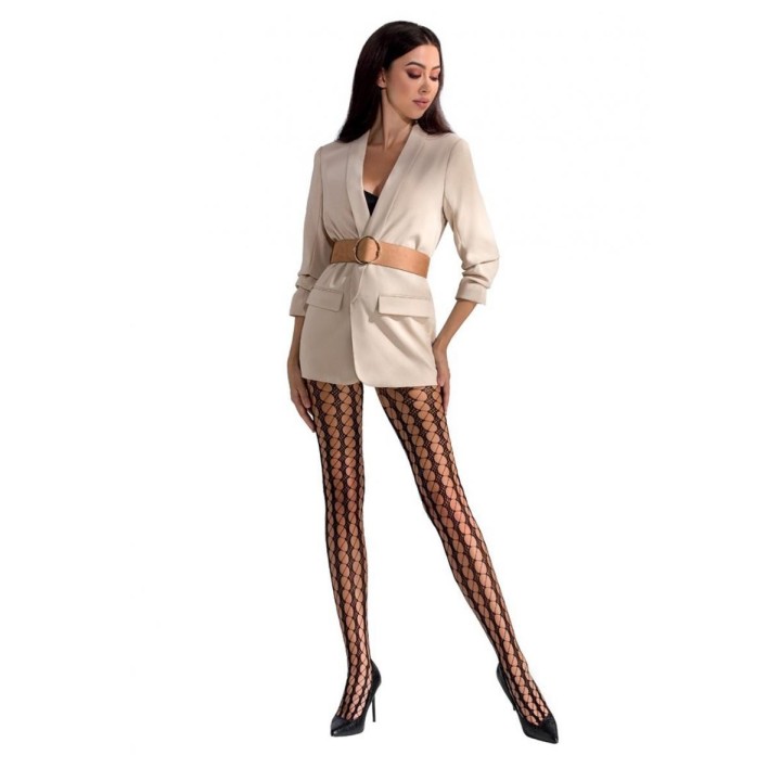 Netz-Strumpfhose TI048 schwarz von Passion | Fesselliebe.de