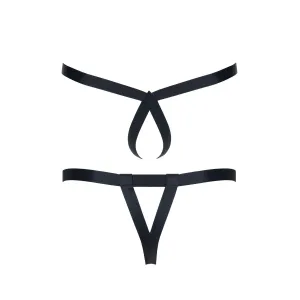 2er Pack Harness String BRI010 schwarz von Regnes Fetish Planet