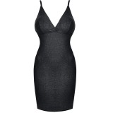 Schwarzes Minikleid CADR003 von Demoniq Carnival Party Line | Fesselliebe.de