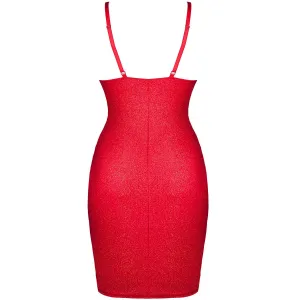 Rotes Minikleid CADR004 von Demoniq Carnival Party Line