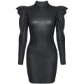 Schwarzes Minikleid CADR005 von Demoniq Carnival Party Line
