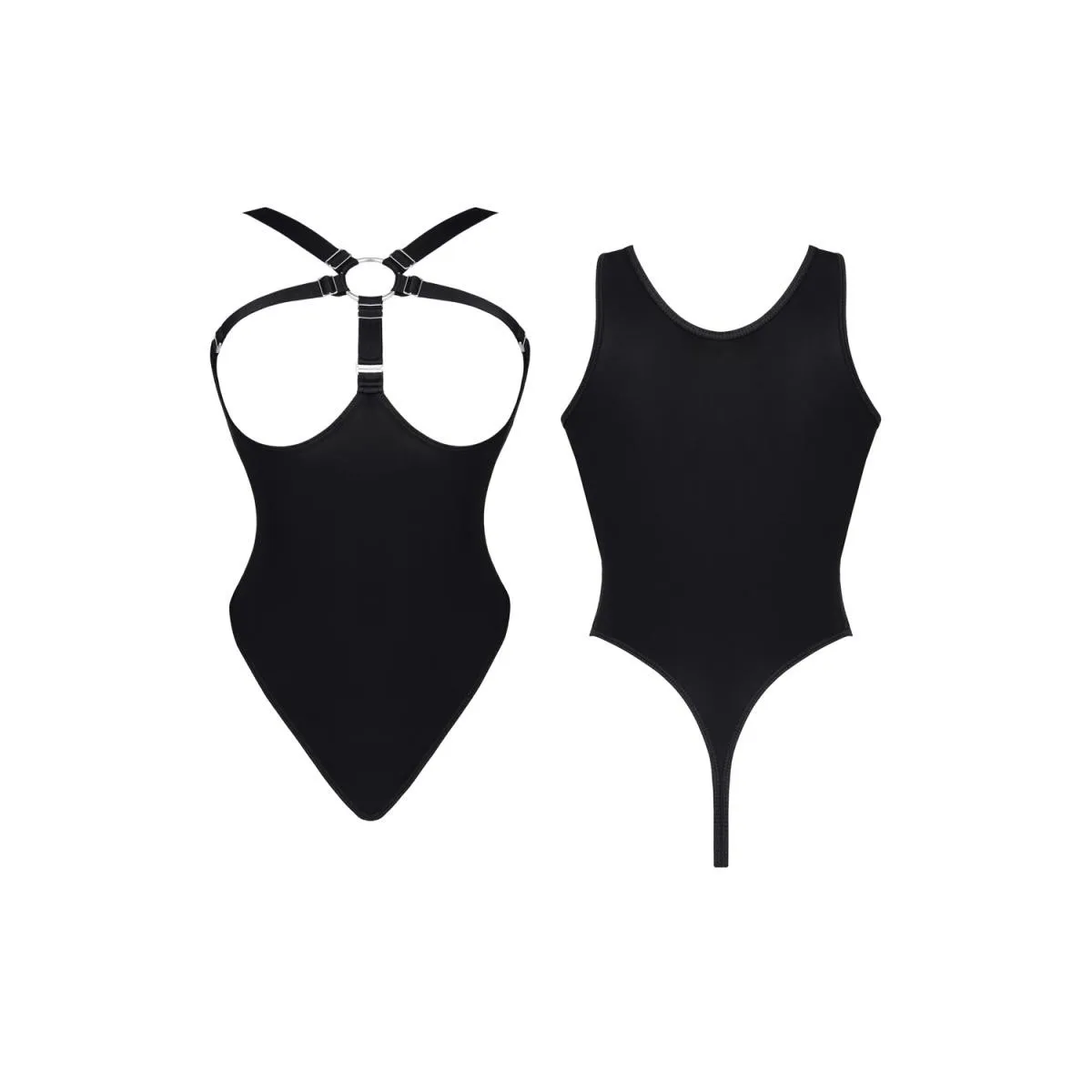 Schwarzer Body LXEstrella001 von Demoniq LadyX | Fesselliebe.de