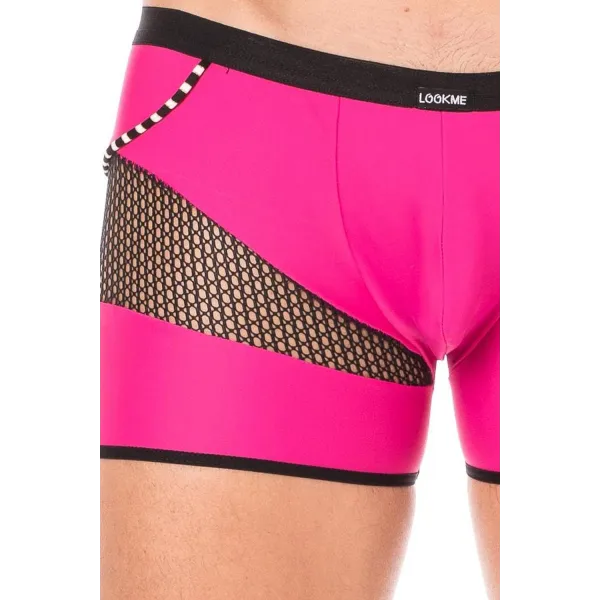 Herren Boxer Short 2004-67 magenta von Look Me | Fesselliebe.de