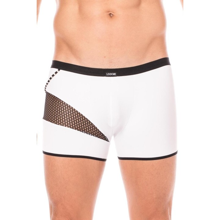 Herren Boxer Short 2004-67 weiß von Look Me | Fesselliebe.de