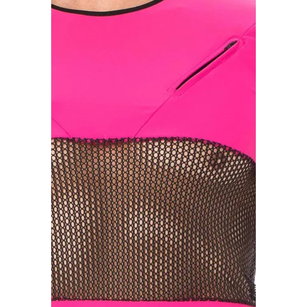 Herren T-Shirt 2004-81 magenta von Look Me | Fesselliebe.de