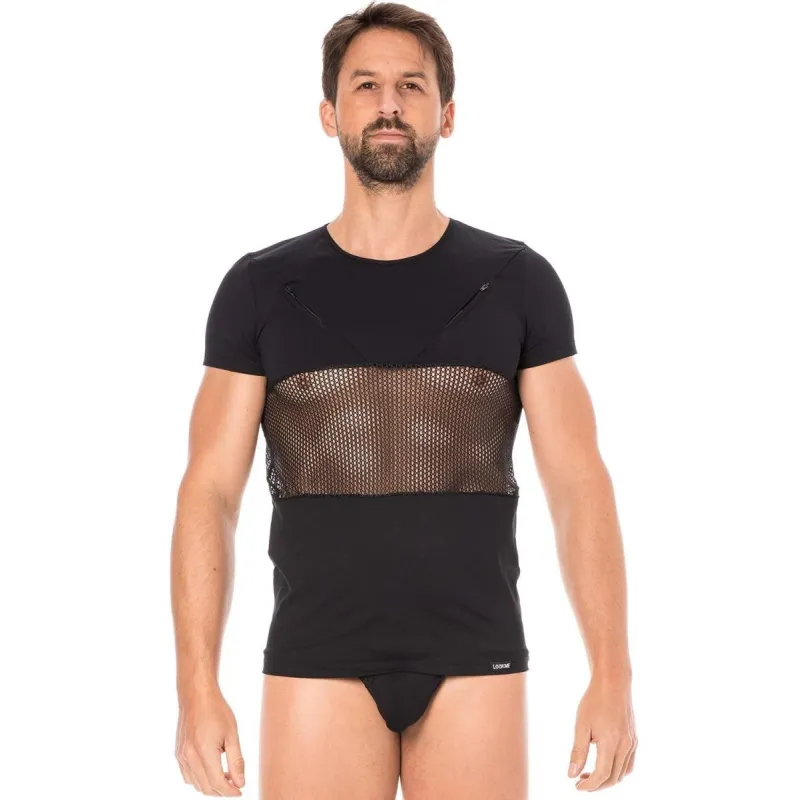 Herren T-Shirt 2004-81 schwarz von Look Me | Fesselliebe.de