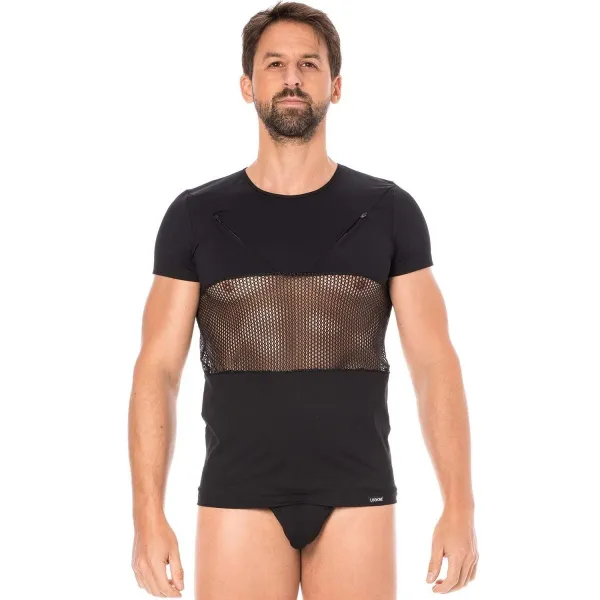 Herren T-Shirt 2004-81 schwarz von Look Me | Fesselliebe.de