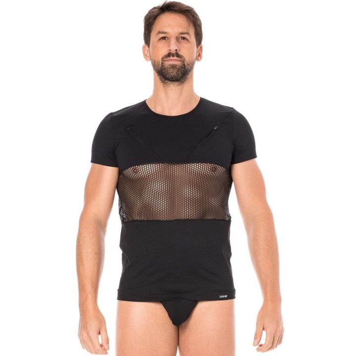 Herren T-Shirt 2004-81 schwarz von Look Me | Fesselliebe.de