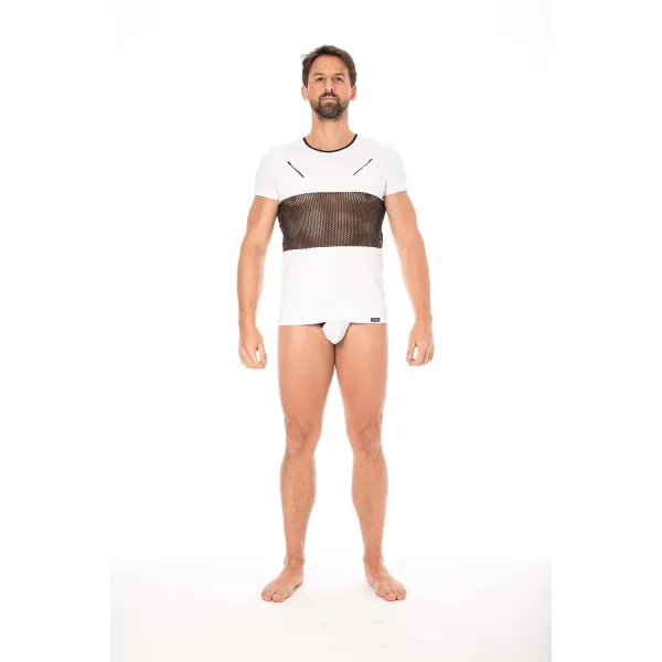 Herren T-Shirt 2004-81 weiß von Look Me | Fesselliebe.de