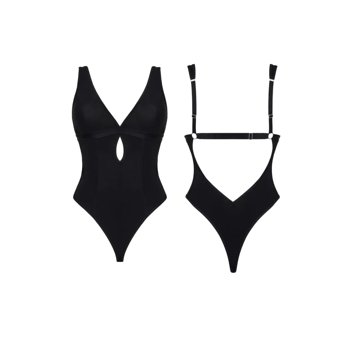 Schwarzer Body LXGracia001 von Demoniq LadyX | Fesselliebe.de