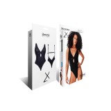 Schwarzer Body LXGracia001 von Demoniq LadyX | Fesselliebe.de