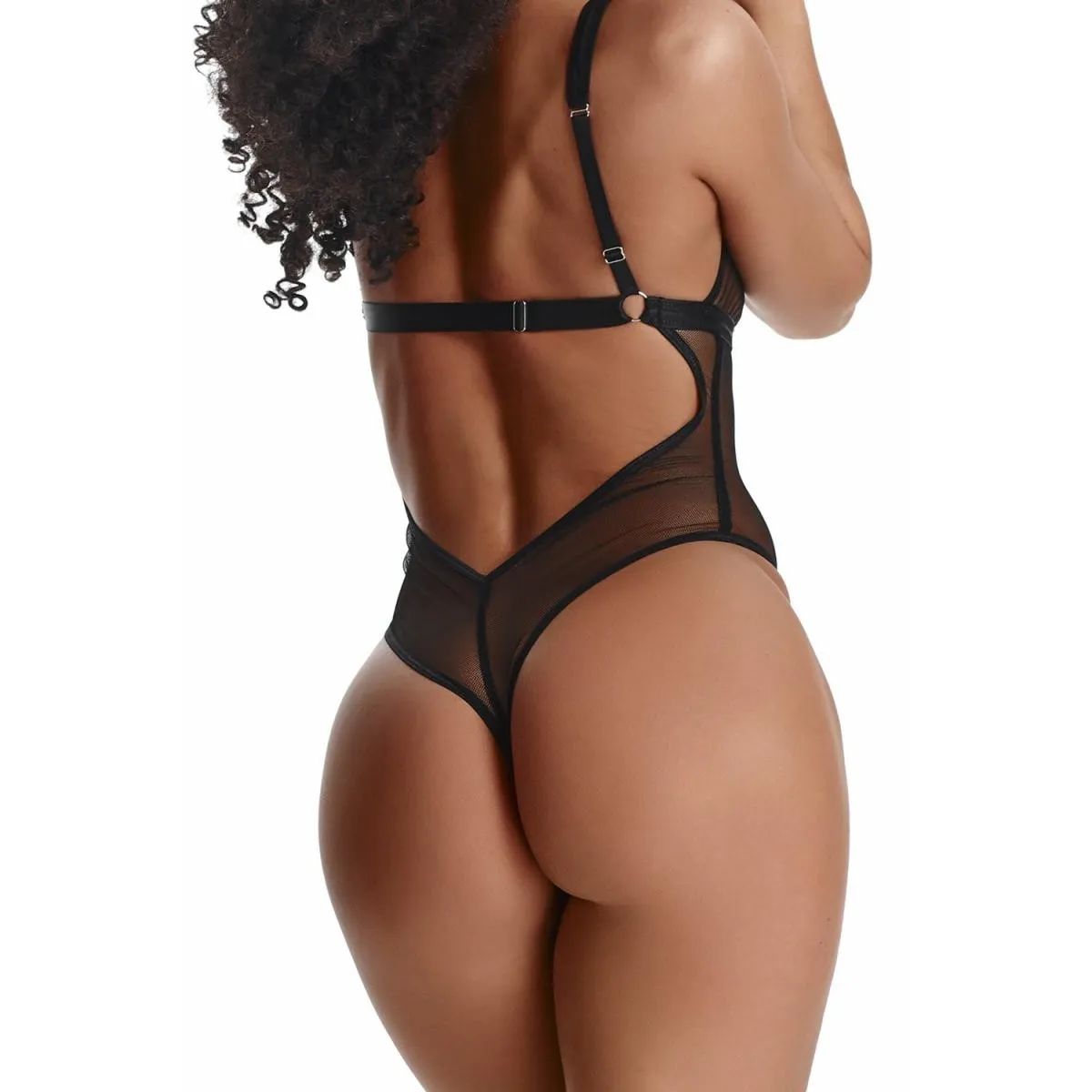 Schwarzer Body LXMireia001 von Demoniq LadyX | Fesselliebe.de